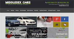 Desktop Screenshot of middxcars.co.uk